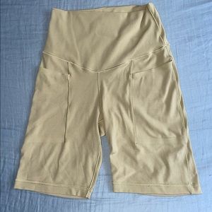 beige biker shorts!